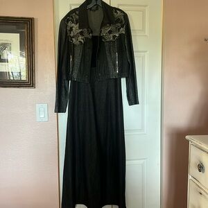 90’s denim dress with jacket